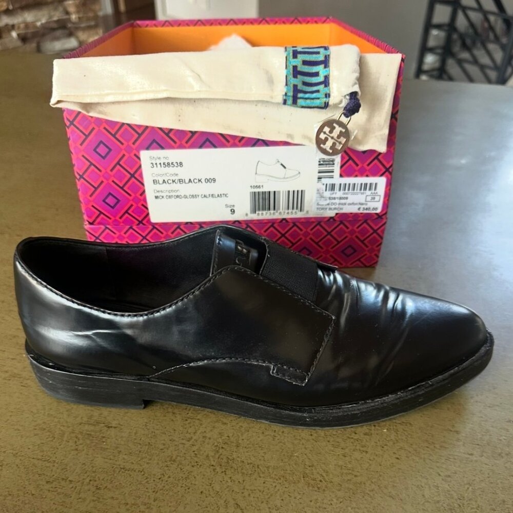 Tory Burch Black Mick Oxford - Picture 3 of 10